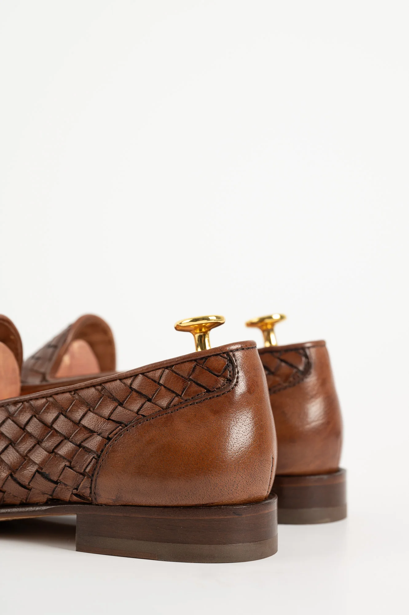 Men's Braided Loafer | Brown Buffalo Leather - Image 6