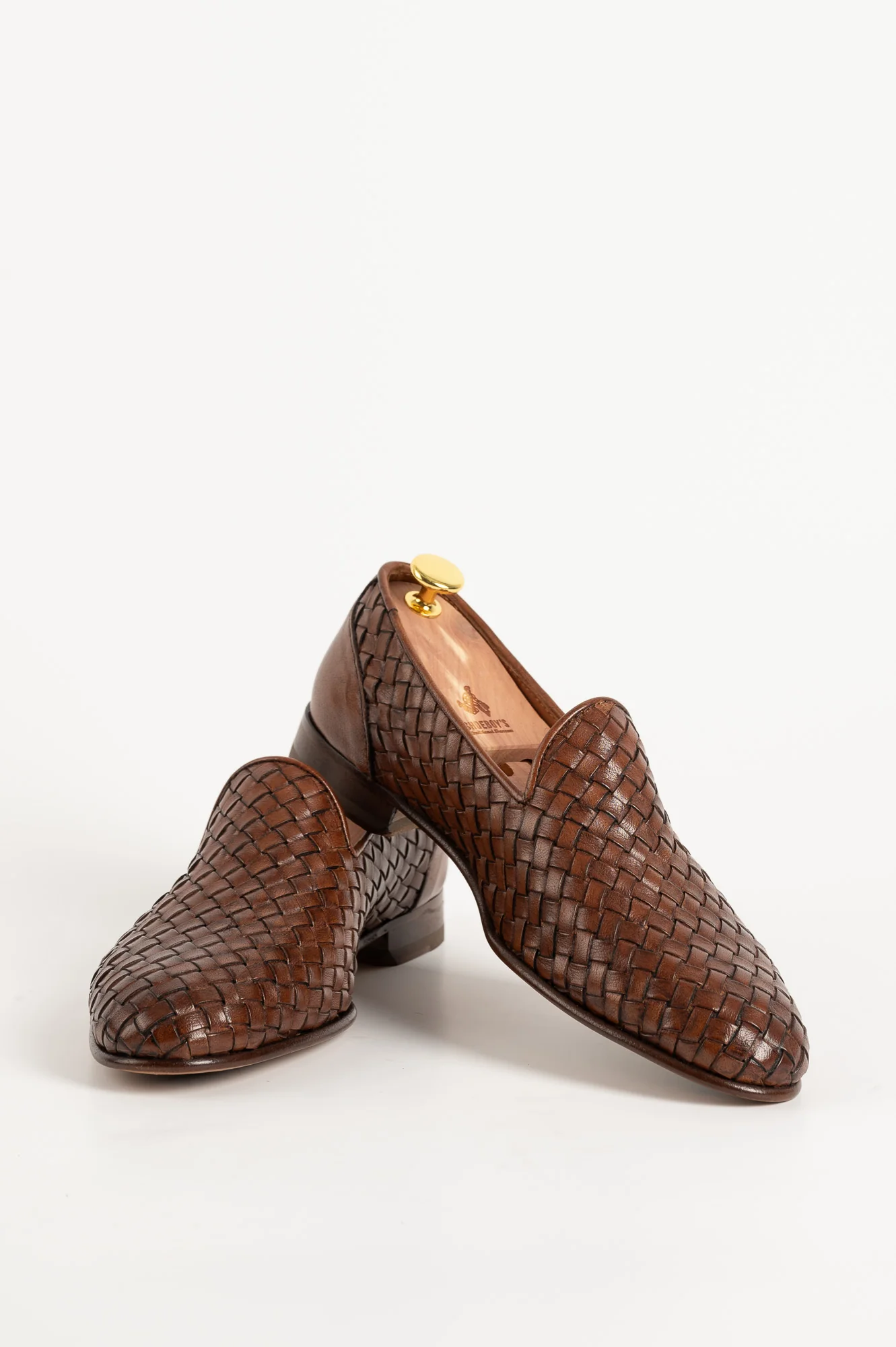 Men's Braided Loafer | Brown Buffalo Leather - Image 7