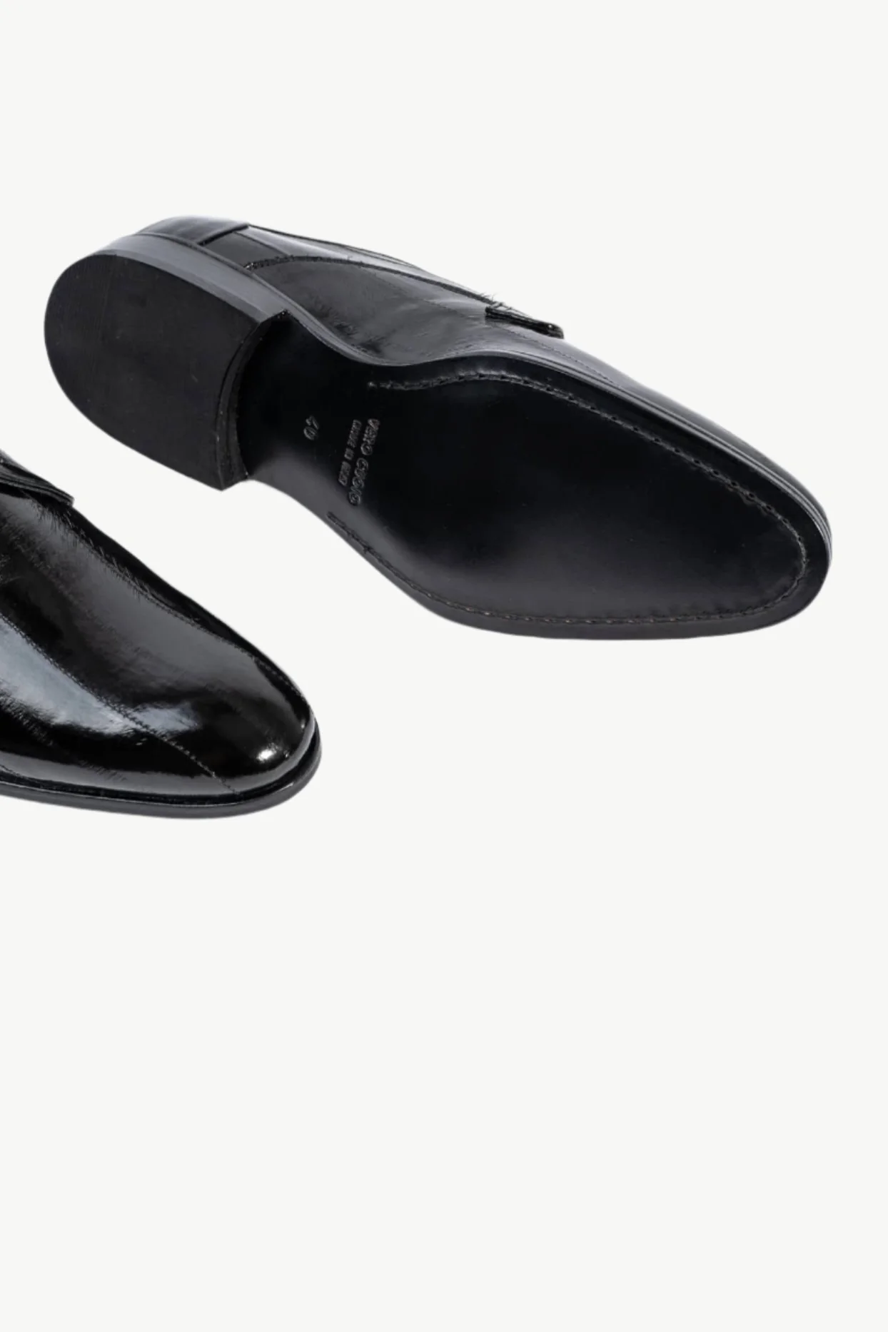 Men's Dress Derby | Black Eel Leather - Image 5