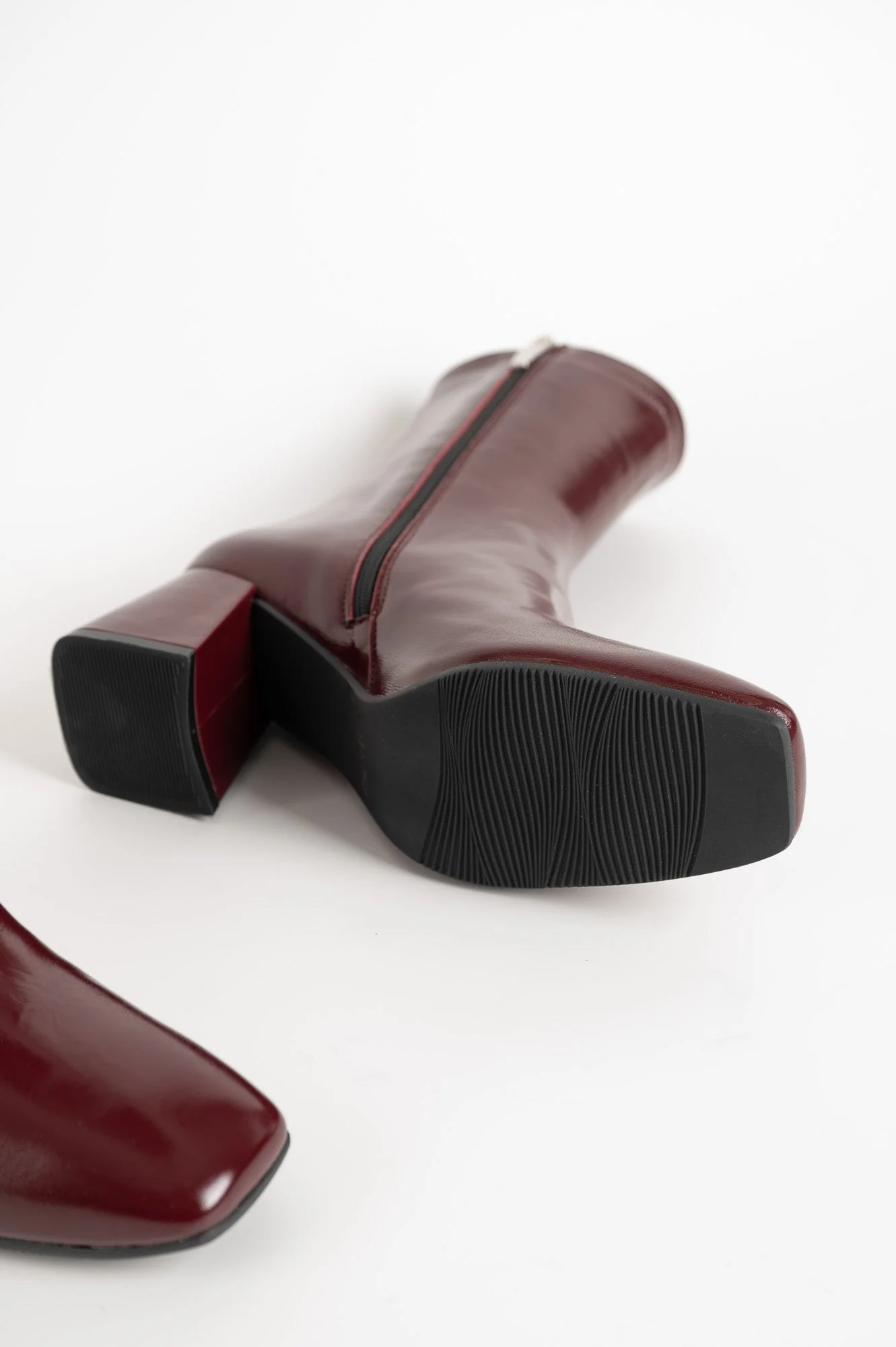 Ankle Boot Juni | Red Patent Nappa Leather - Image 4