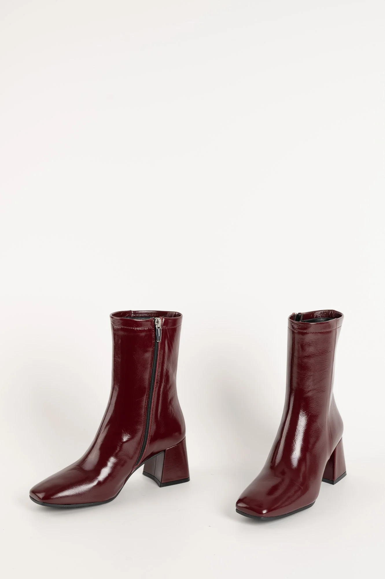 Ankle Boot Juni | Red Patent Nappa Leather - Image 5