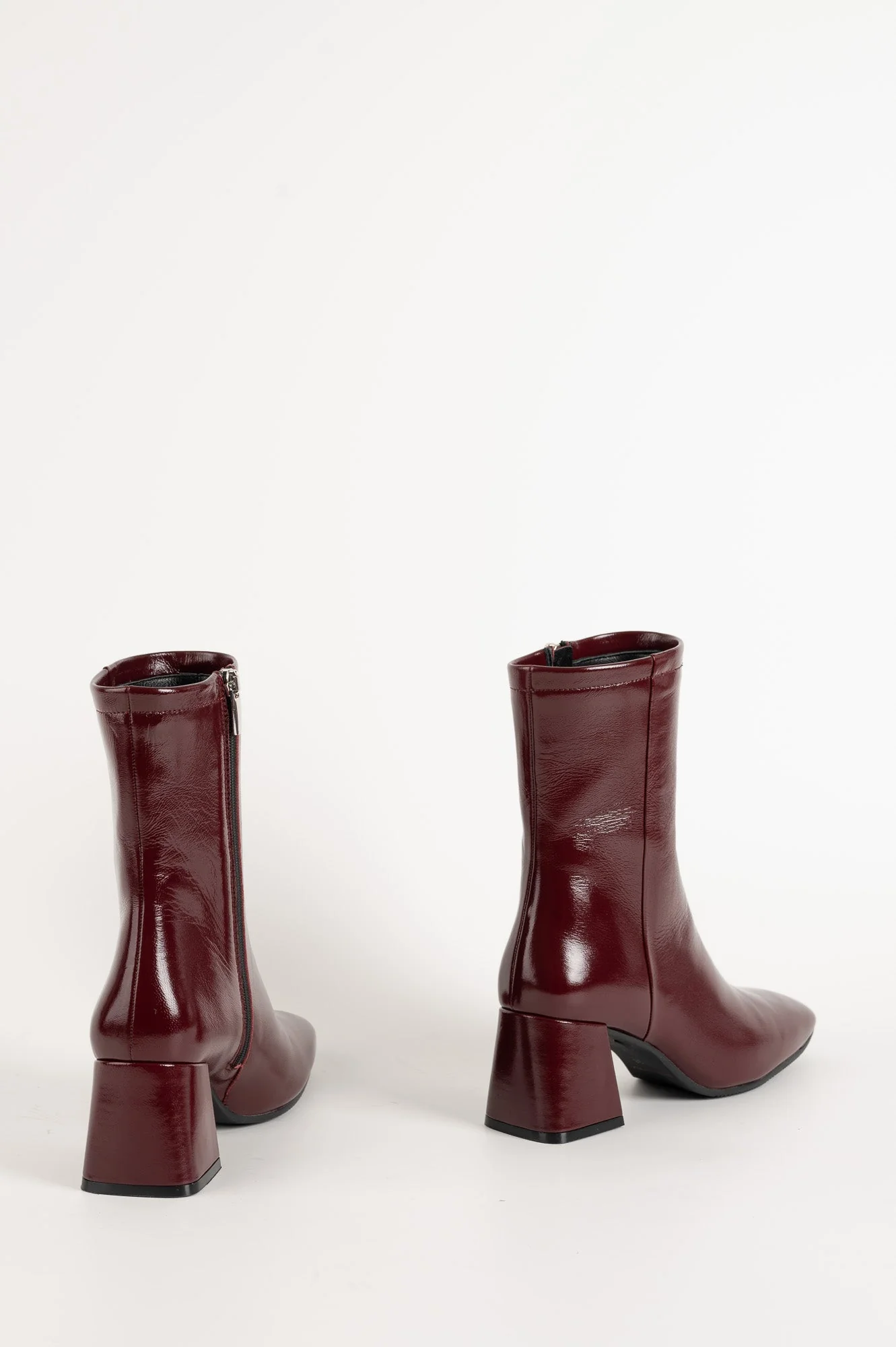 Ankle Boot Juni | Red Patent Nappa Leather - Image 6
