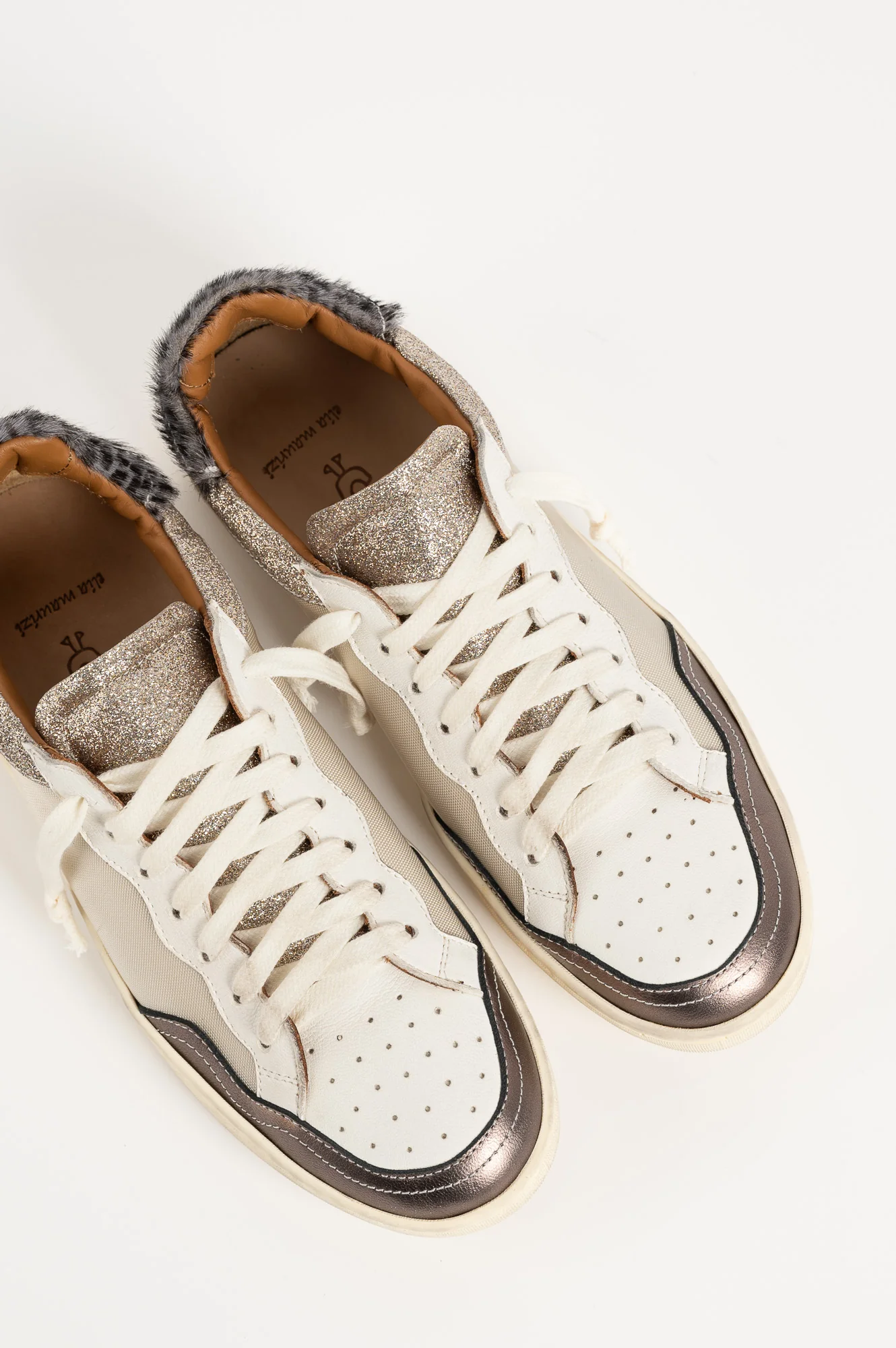 Low-top Sneaker Becca | Vintage Rose Glitter - Image 6