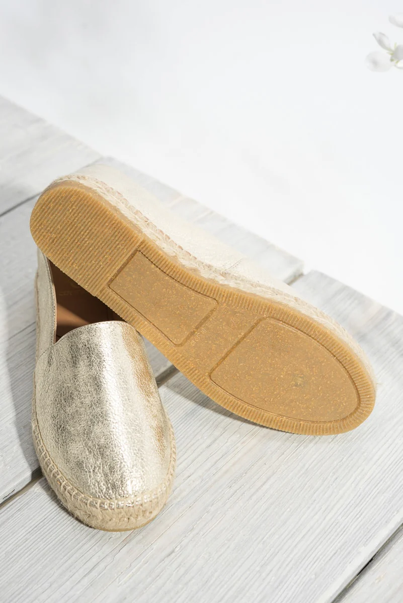 Espadrille Monaco | Platino Nappa Leather - Image 5