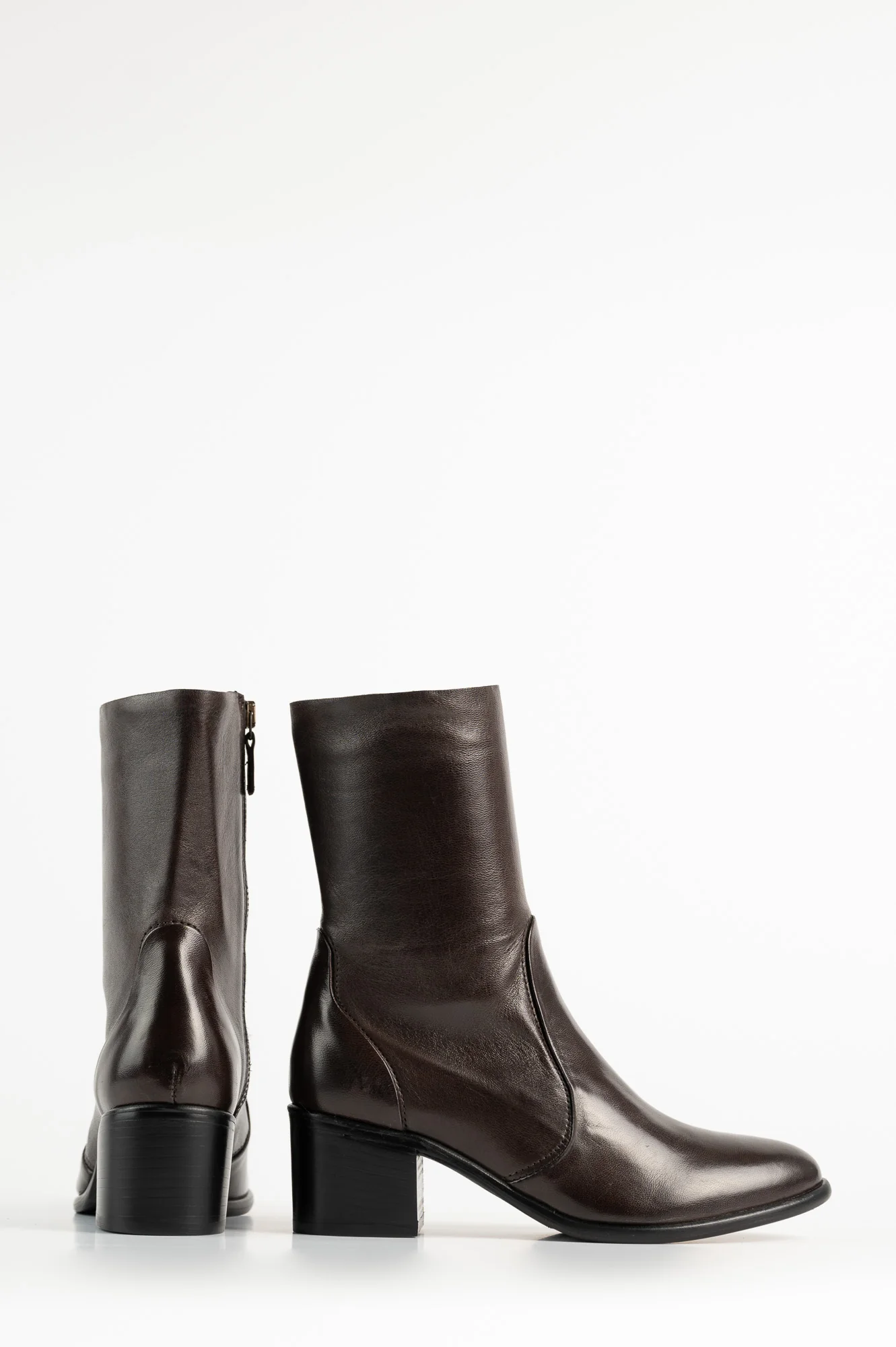 Signature Boot Viona 6cm | Brown Calf Leather - Image 3