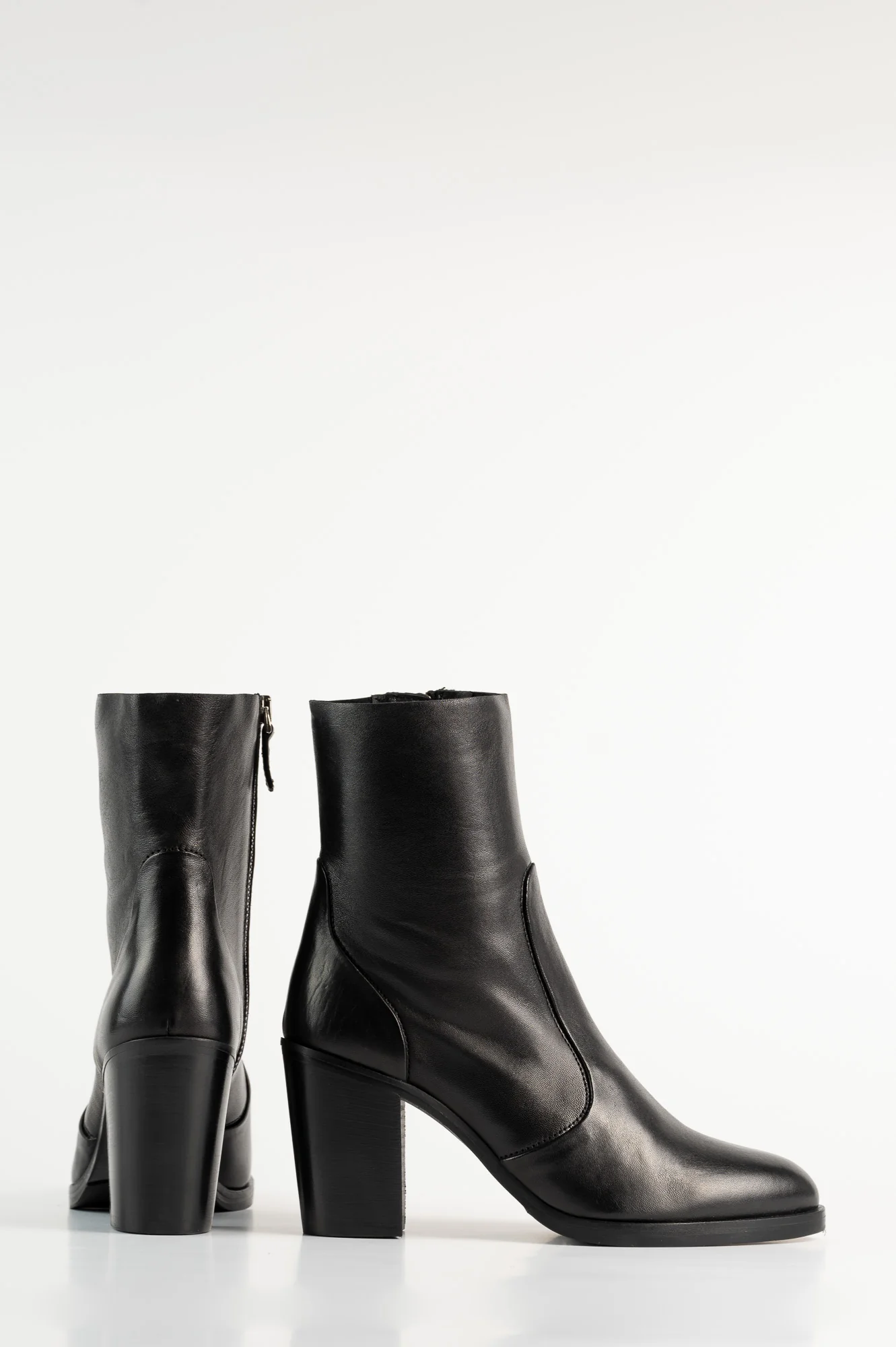 Signature Boot Viona 8cm | Black Calf Leather - Image 8