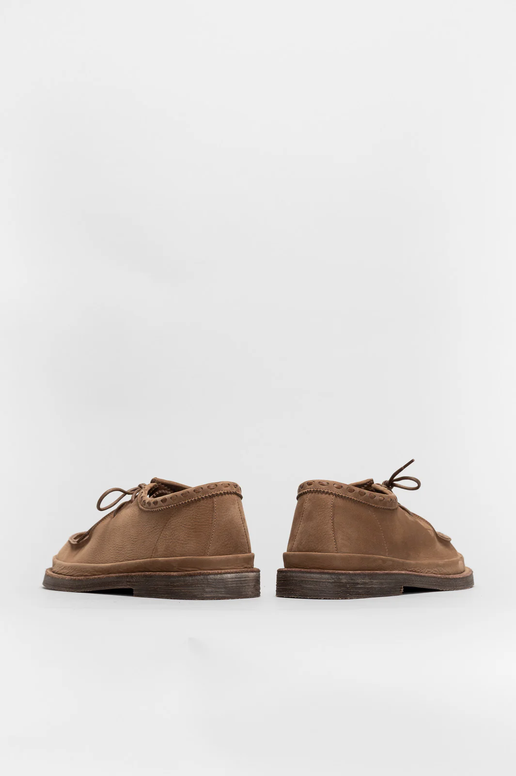 Men's Apron Toe Moccasin Garamor | Tobacco Brown Nubuck - Image 3