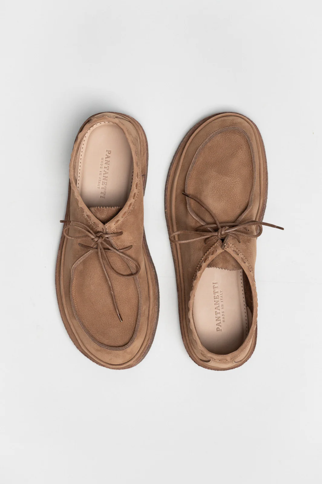 Men's Apron Toe Moccasin Garamor | Tobacco Brown Nubuck - Image 4