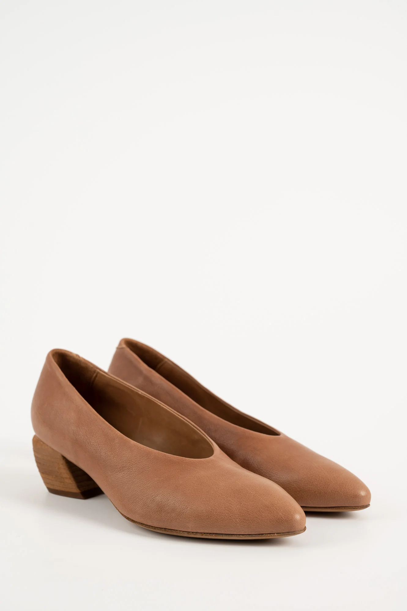 Pump Sally | Brown Buffalo Leather - Image 3