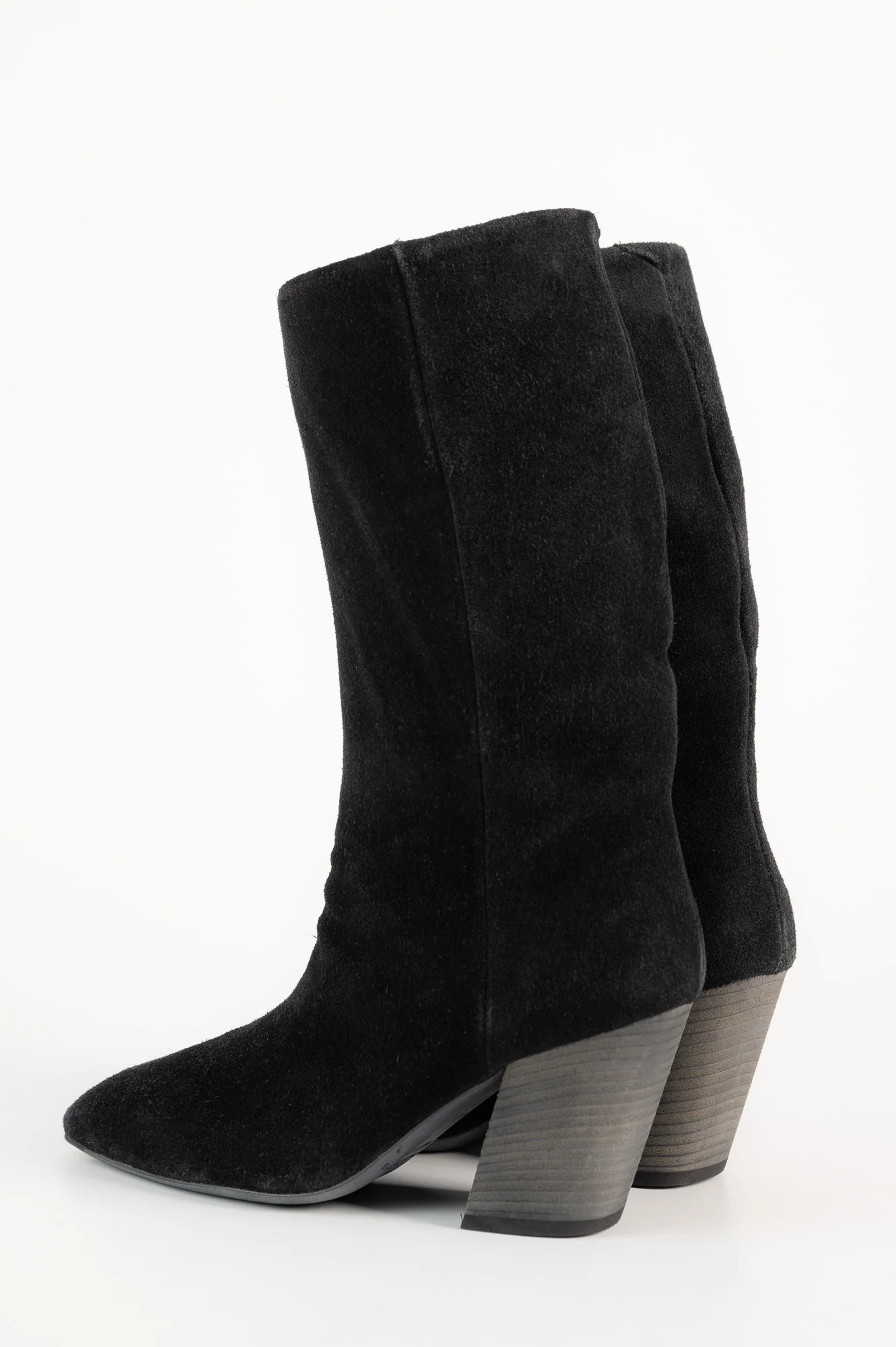 Mid-High Boot Sevre | Antracite Black Suede - Image 3