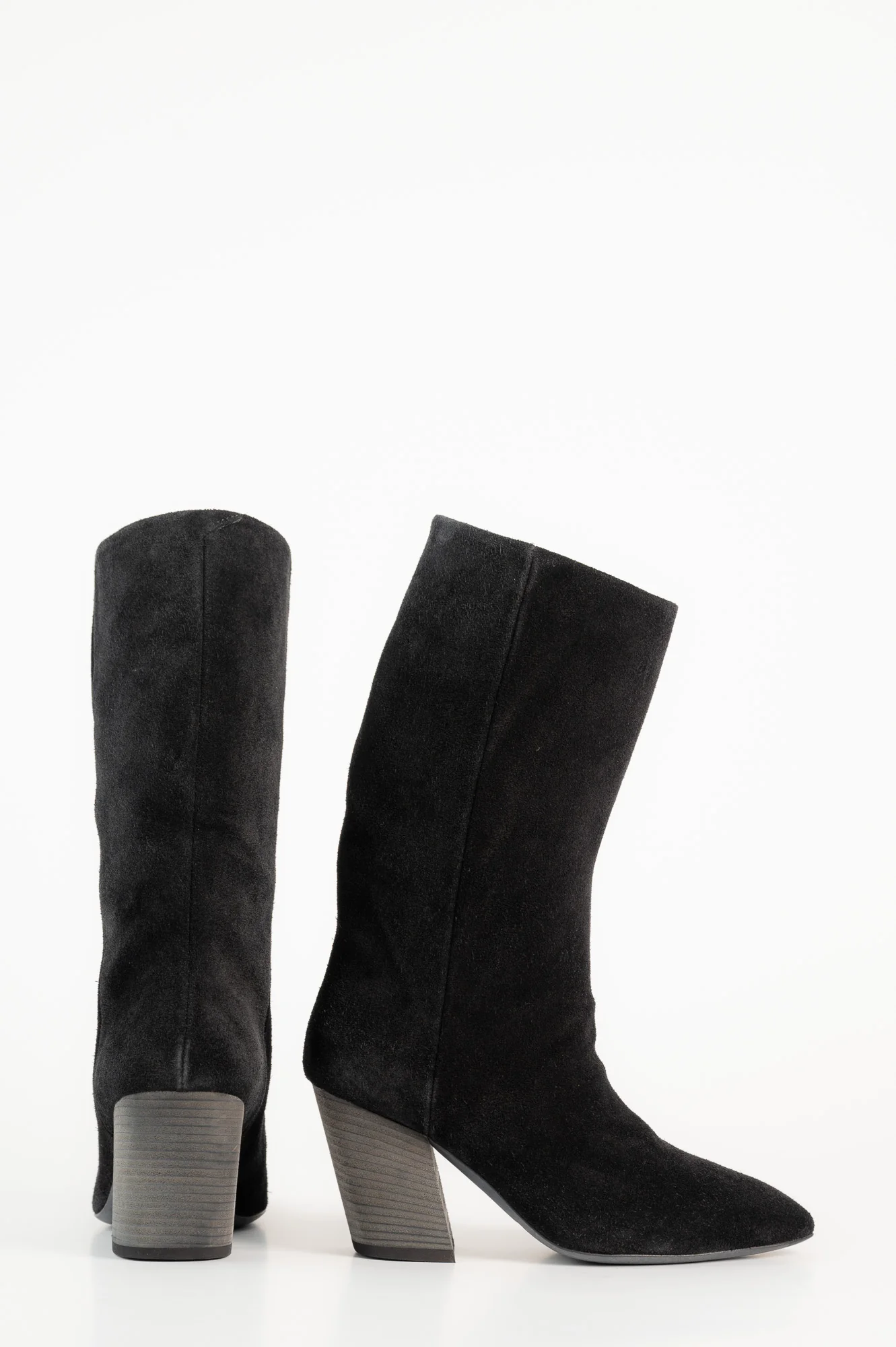 Mid-High Boot Sevre | Antracite Black Suede - Image 7