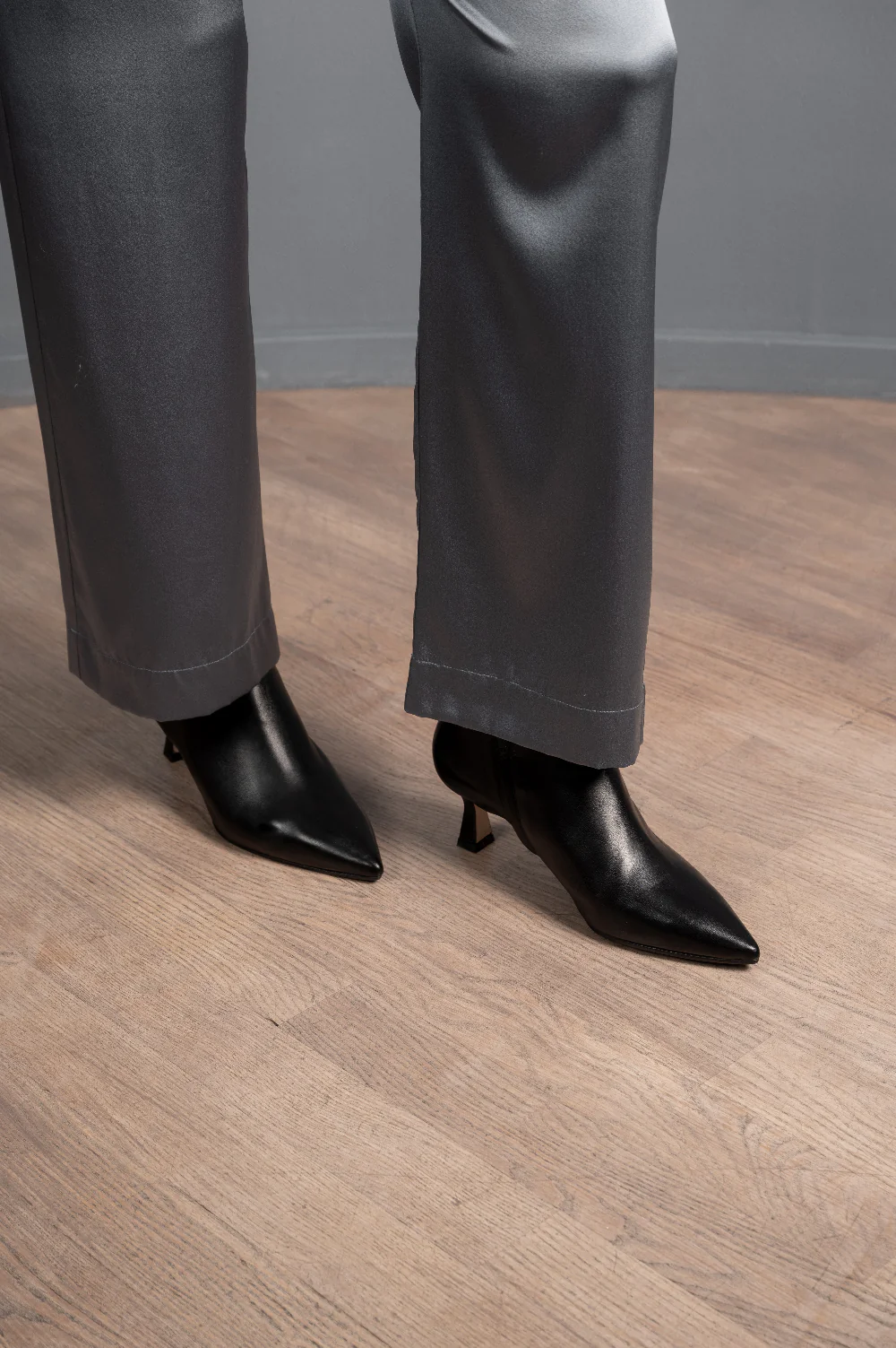 Ankle Boot Anastasia 5,5 cm | Black Nappa Leather - Image 4