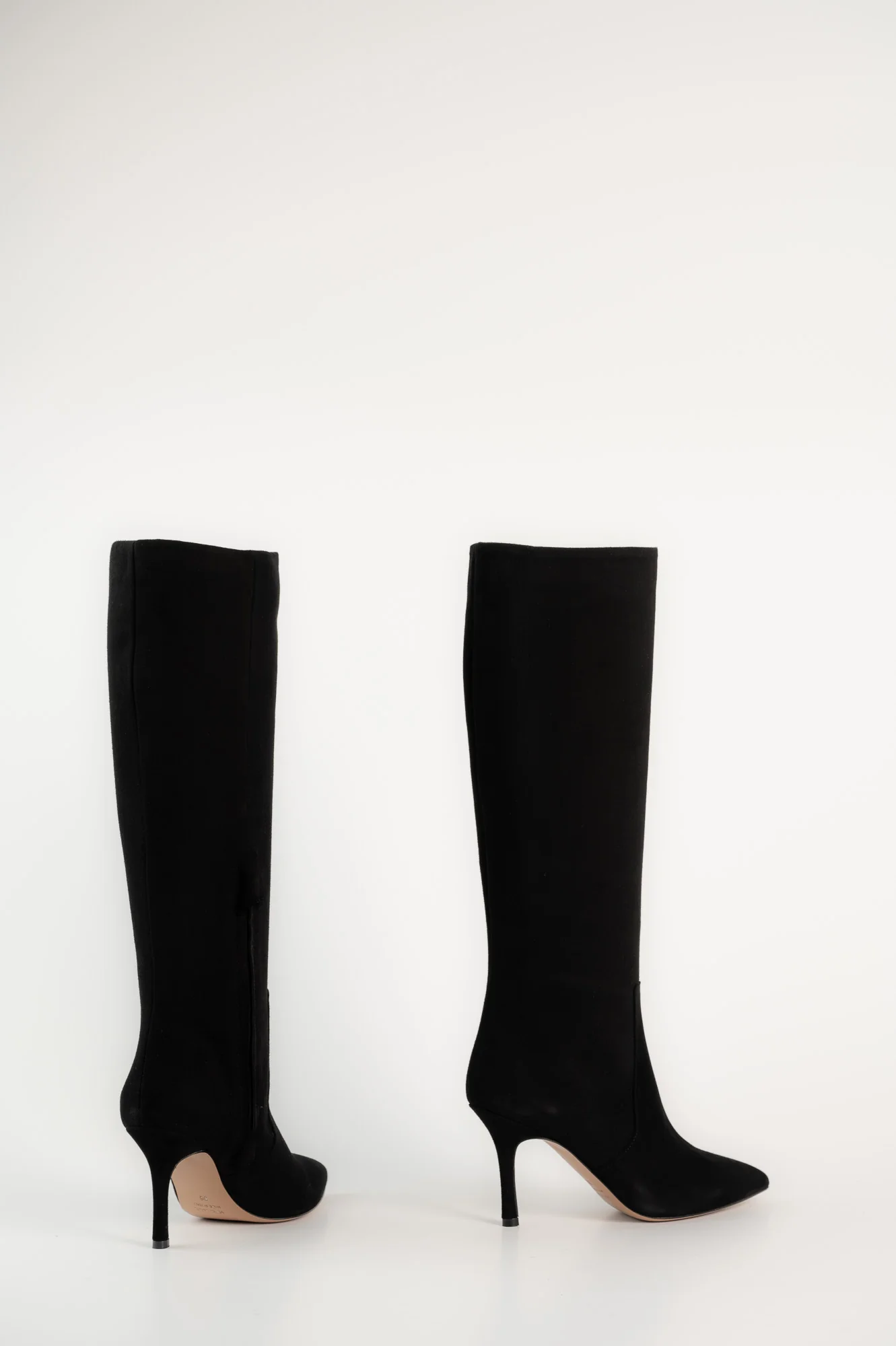 Stiletto High Boot Calina | Black Suede - Image 7