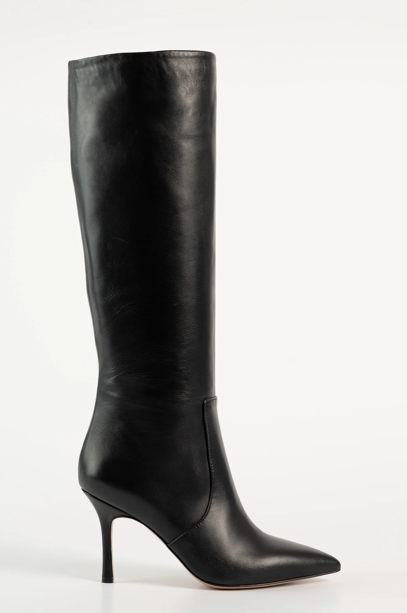 Stiletto High Boot Calina | Black Nappa Leather - Image 3