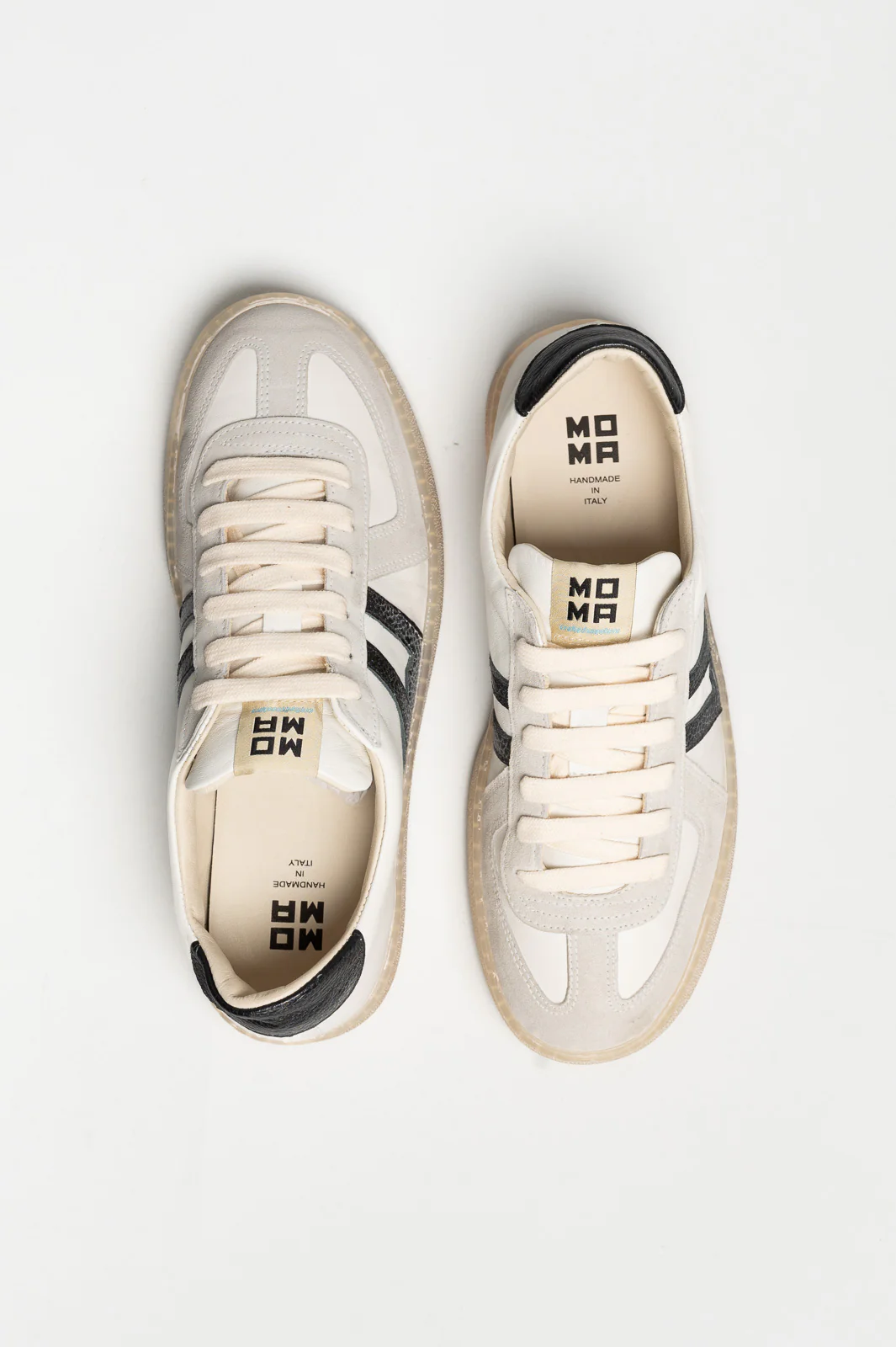 Men's Sneaker Vulcano | Off-White Calf Leather - Image 3