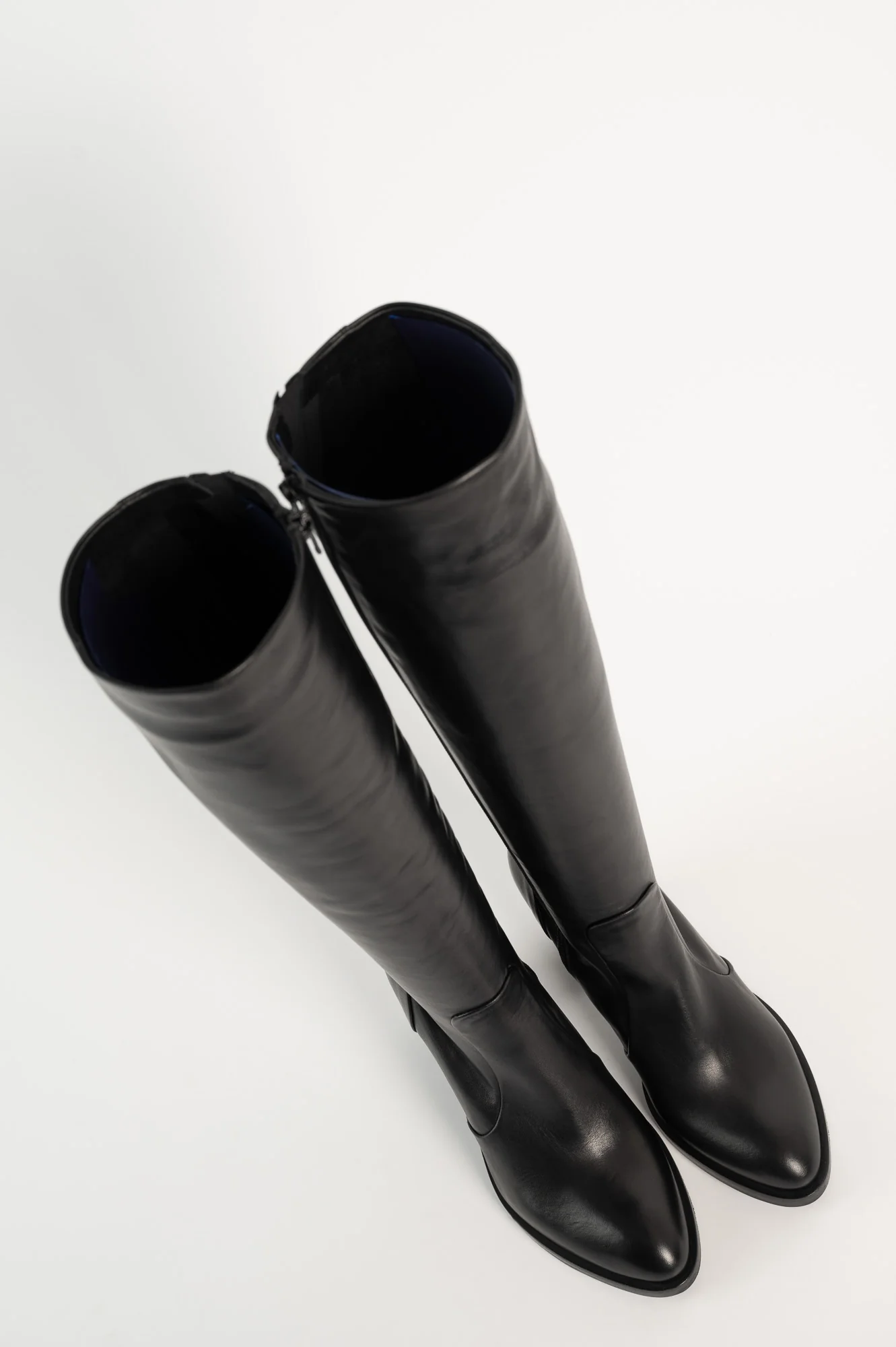 Signature High Boot 8cm | Black Calf Leather - Image 3