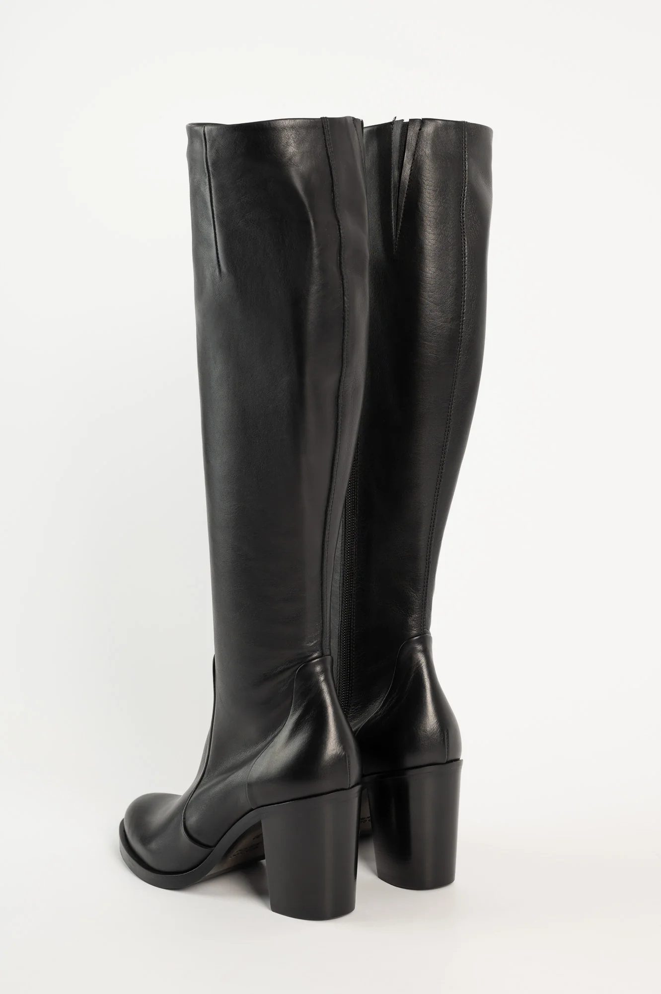 Signature High Boot 8cm | Black Calf Leather - Image 6