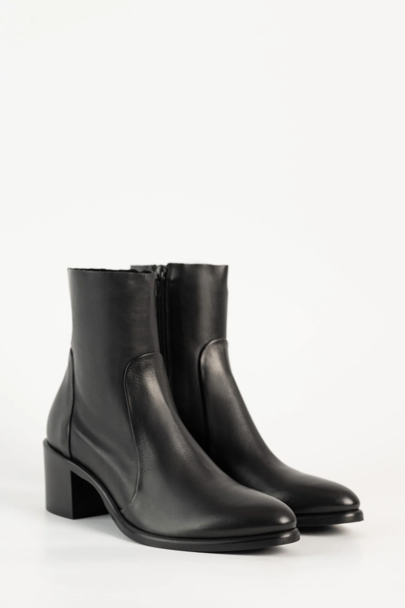 Signature Ankle Boot 5,5cm | Black Calf Leather - Image 3