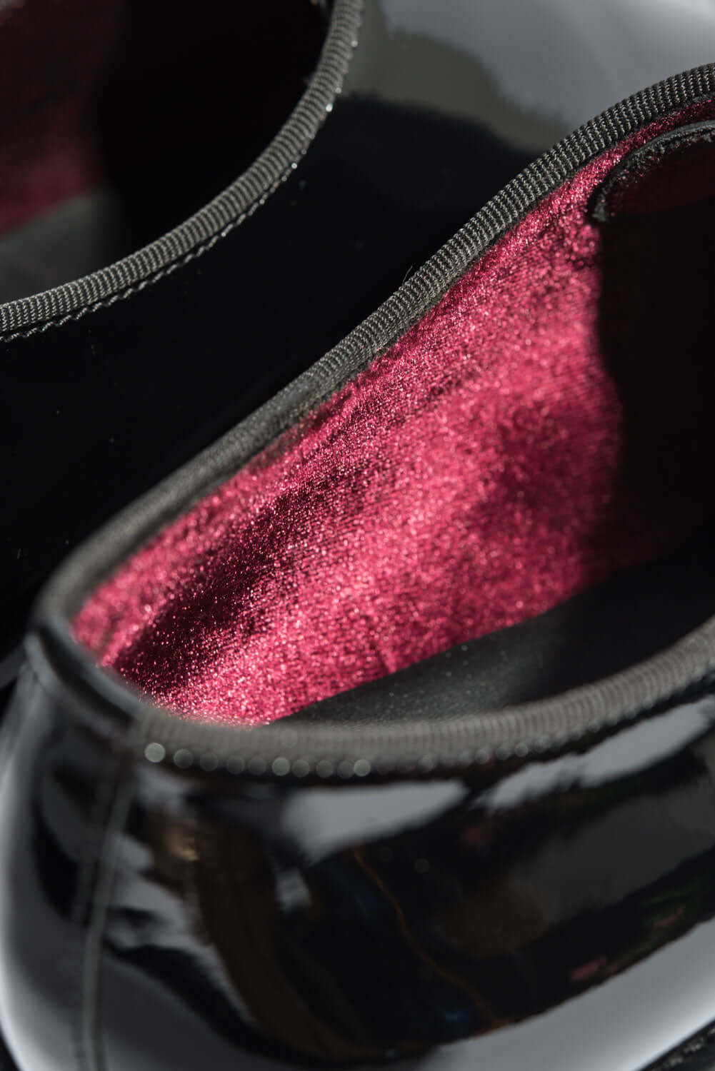 Men's Wholecut Oxford | Black Patent Calf Leather - Image 7